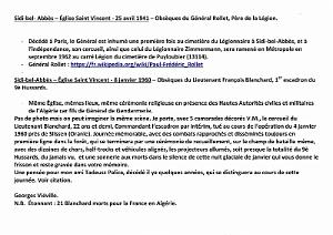 ORANIE LES OBSEQUES DU GENERAL ROLLET 25 04 1941 PERE DE LA LEGION
